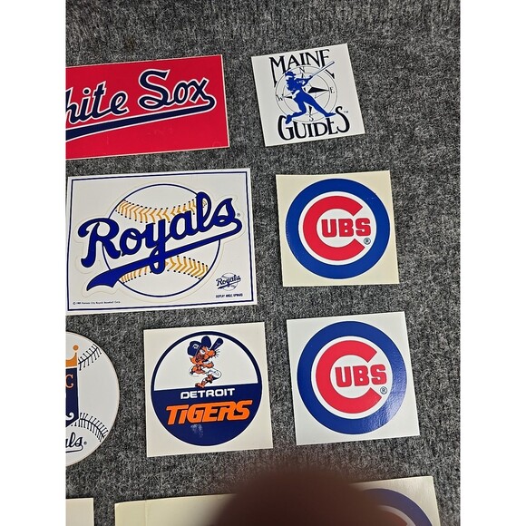 Vintage Decals Stickers Baseball Bumper Stickers Lot of 17 Stickers MLB Minor - Picture 4 of 7
